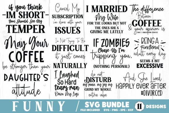 Download Funny SVG Bundle - Premium Resources