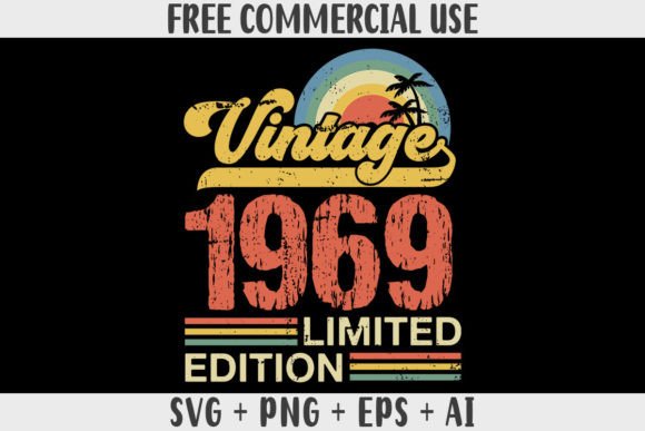 Download Retro Vintage 1969 Limited Edition - 1969 Collection