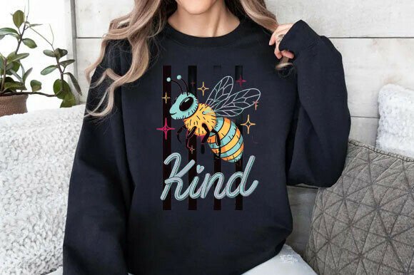 Download Bee Kind PNG, Trendy Quote, Good Vibes - Premium Bundle